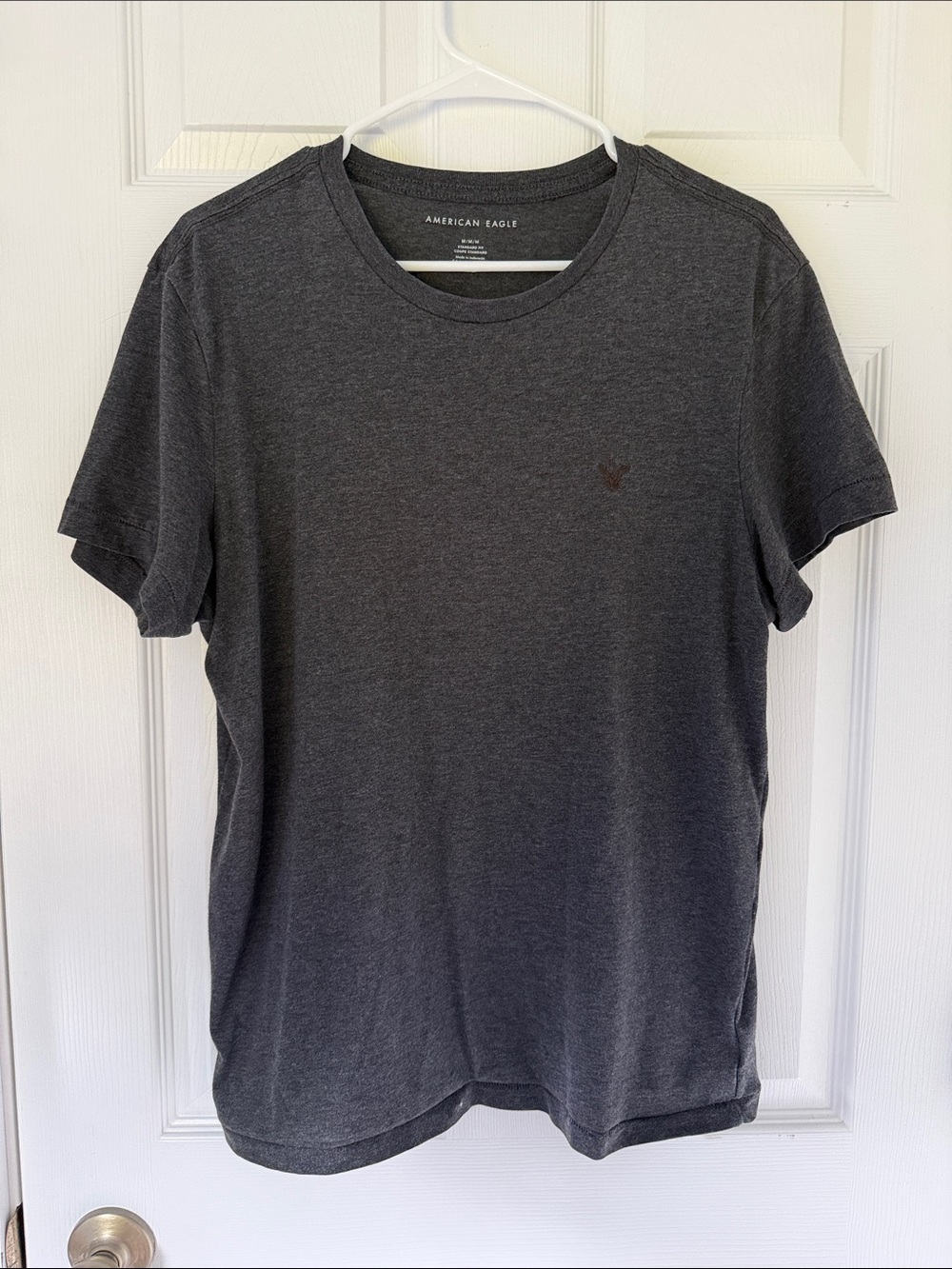 American Eagle Outfitters Dark Charcoal Crew Neck Tee